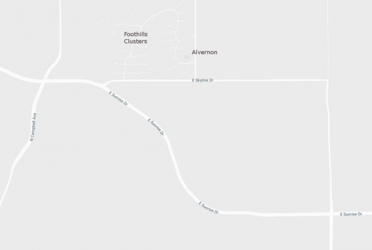 Map to Foothills Clusters Neighborhood Garage Sale The Foothills