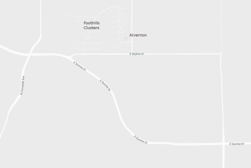 Map to Foothills Clusters Neighborhood Garage Sale The Foothills